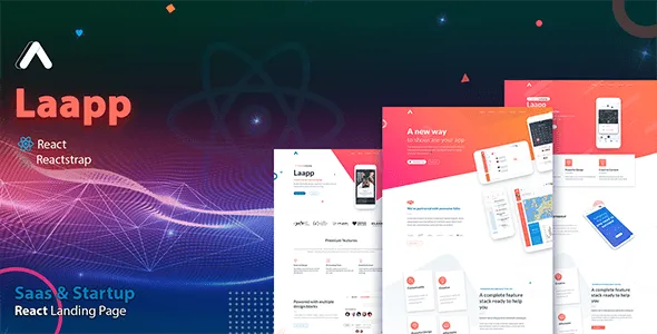 Laapp - React App Landing Page
